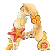 Load image into Gallery viewer, Diamond Painting - Full Round - beach letter A (30*30CM)
