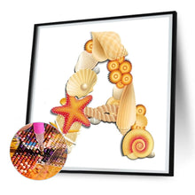 Load image into Gallery viewer, Diamond Painting - Full Round - beach letter A (30*30CM)
