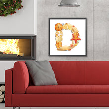 Load image into Gallery viewer, Diamond Painting - Full Round - beach letter D (30*30CM)
