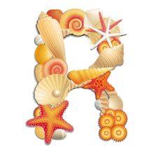 Load image into Gallery viewer, Diamond Painting - Full Round - Beach letter R (30*30CM)
