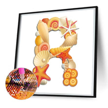 Load image into Gallery viewer, Diamond Painting - Full Round - Beach letter R (30*30CM)
