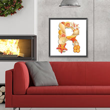 Load image into Gallery viewer, Diamond Painting - Full Round - Beach letter R (30*30CM)
