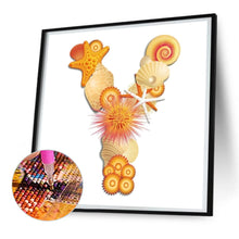Load image into Gallery viewer, Diamond Painting - Full Round - Beach letter Y (30*30CM)

