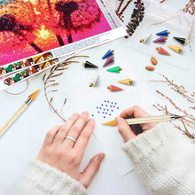 Load image into Gallery viewer, Diamond Painting Pens Double Heads Glue Point Drill Pen for Nail Art Rhinestones

