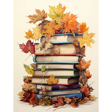 Load image into Gallery viewer, Diamond Painting - Full Square - maple leaf books (30*40CM)

