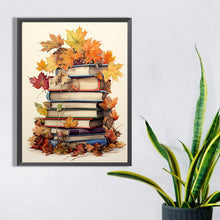 Load image into Gallery viewer, Diamond Painting - Full Square - maple leaf books (30*40CM)
