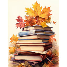 Load image into Gallery viewer, Diamond Painting - Full Square - maple leaf books (30*40CM)
