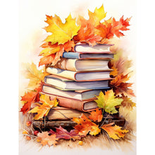 Load image into Gallery viewer, Diamond Painting - Full Square - maple leaf books (30*40CM)
