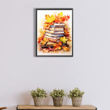 Load image into Gallery viewer, Diamond Painting - Full Square - maple leaf books (30*40CM)
