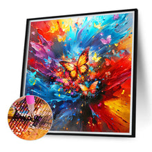Load image into Gallery viewer, Diamond Painting - Full Round - Oil paint butterflies (40*40CM)

