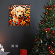 Load image into Gallery viewer, Diamond Painting - Full Round - maple leaf dog (40*40CM)
