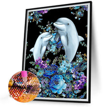 Load image into Gallery viewer, Diamond Painting - Full Round - double dolphins (40*50CM)
