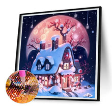 Load image into Gallery viewer, Diamond Painting - Full Round - Snow cabin (30*30CM)
