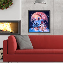Load image into Gallery viewer, Diamond Painting - Full Round - Snow cabin (30*30CM)
