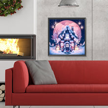 Load image into Gallery viewer, Diamond Painting - Full Round - Snow cabin (30*30CM)
