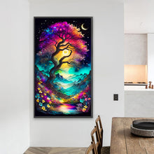 Load image into Gallery viewer, AB Diamond Painting - Full Round - wisdom Tree (40*70CM)
