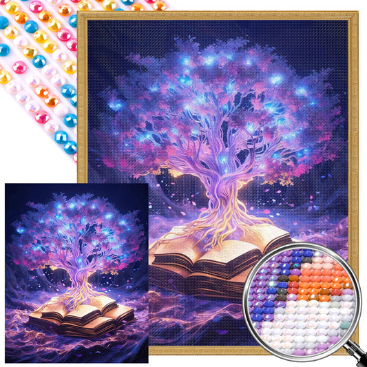 AB Diamond Painting - Full Round - four seasons tree (40*50CM)