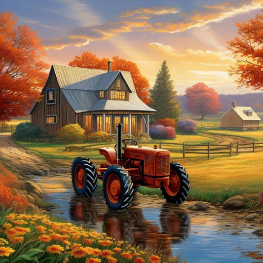 Diamond Painting - Full Round - country house (30*30CM)