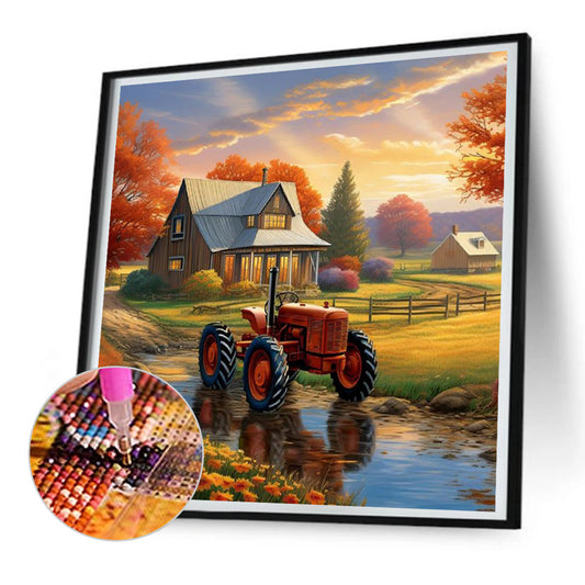 Diamond Painting - Full Round - country house (30*30CM)