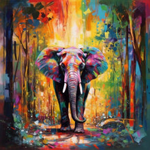 Load image into Gallery viewer, Diamond Painting - Full Round - elephant (30*30CM)
