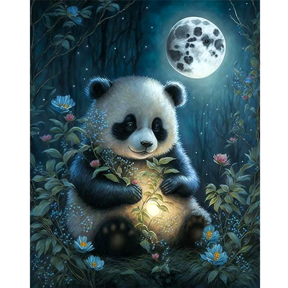 Diamond Painting - Full Round - panda (40*50CM)