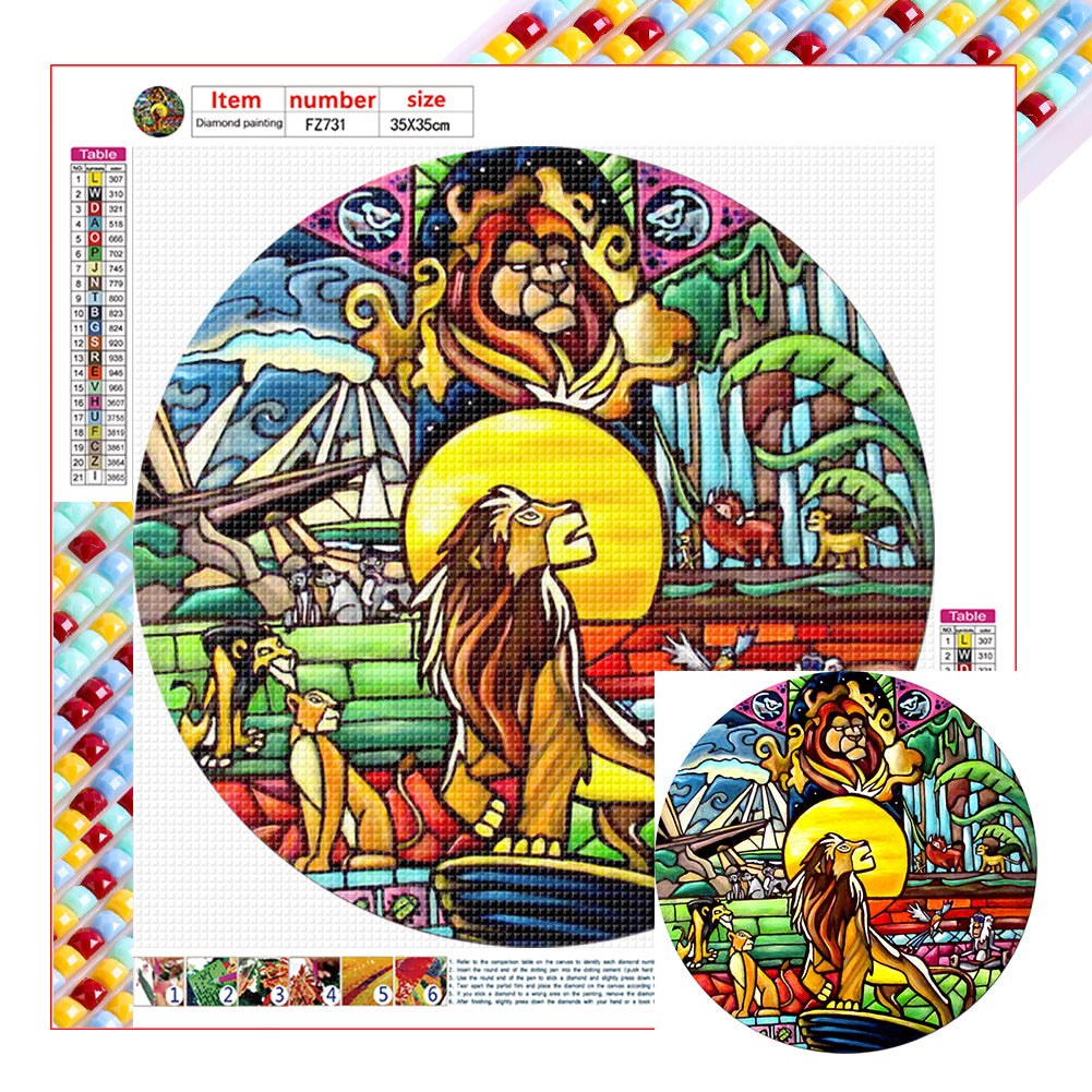 Diamond Painting - Full Square - lion king (35*35CM)