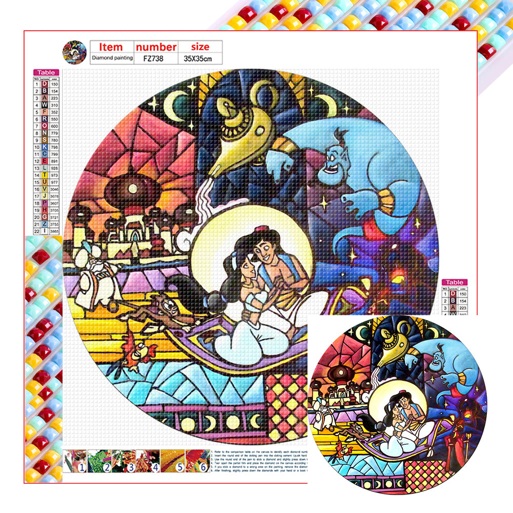 Diamond Painting - Full Square - aladdin story (35*35CM)