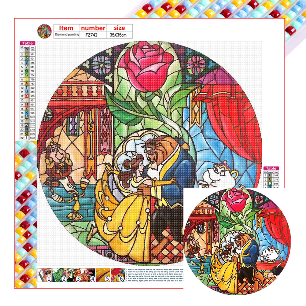 Diamond Painting - Full Square - beauty and the beast (35*35CM)