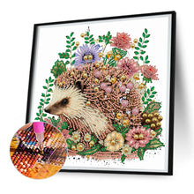 Load image into Gallery viewer, Diamond Painting - Partial Special Shaped - garland little hedgehog (30*30CM)
