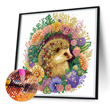 Load image into Gallery viewer, Diamond Painting - Partial Special Shaped - garland little hedgehog (30*30CM)
