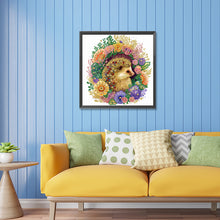 Load image into Gallery viewer, Diamond Painting - Partial Special Shaped - garland little hedgehog (30*30CM)
