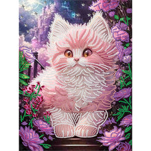 Load image into Gallery viewer, Diamond Painting - Partial Special Shaped - fantasy kitten (30*40CM)
