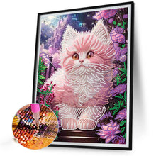 Load image into Gallery viewer, Diamond Painting - Partial Special Shaped - fantasy kitten (30*40CM)
