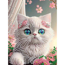 Load image into Gallery viewer, Diamond Painting - Partial Special Shaped - fantasy kitten (30*40CM)
