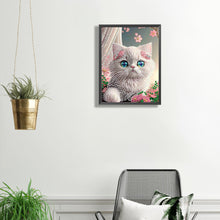Load image into Gallery viewer, Diamond Painting - Partial Special Shaped - fantasy kitten (30*40CM)
