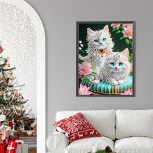 Load image into Gallery viewer, Diamond Painting - Partial Special Shaped - fantasy kitten (30*40CM)
