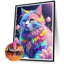 Load image into Gallery viewer, Diamond Painting - Partial Special Shaped - fantasy kitten (30*40CM)
