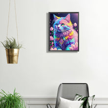 Load image into Gallery viewer, Diamond Painting - Partial Special Shaped - fantasy kitten (30*40CM)
