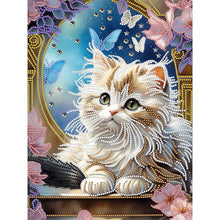 Load image into Gallery viewer, Diamond Painting - Partial Special Shaped - fantasy kitten (30*40CM)
