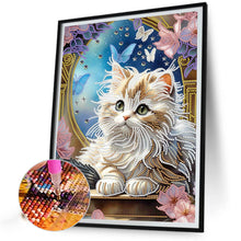 Load image into Gallery viewer, Diamond Painting - Partial Special Shaped - fantasy kitten (30*40CM)
