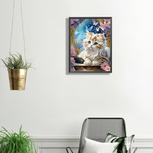Load image into Gallery viewer, Diamond Painting - Partial Special Shaped - fantasy kitten (30*40CM)

