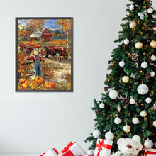 Load image into Gallery viewer, Diamond Painting - Full Round - Autumn harvest in the pumpkin patch (30*40CM)
