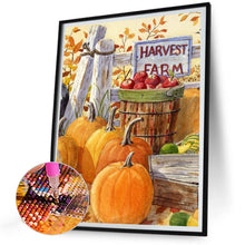 Load image into Gallery viewer, Diamond Painting - Full Round - Autumn harvest in the pumpkin patch (30*40CM)
