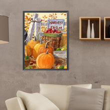 Load image into Gallery viewer, Diamond Painting - Full Round - Autumn harvest in the pumpkin patch (30*40CM)
