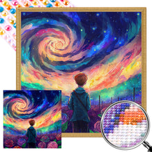 Load image into Gallery viewer, AB Diamond Painting - Full Round - under the stars (40*40CM)
