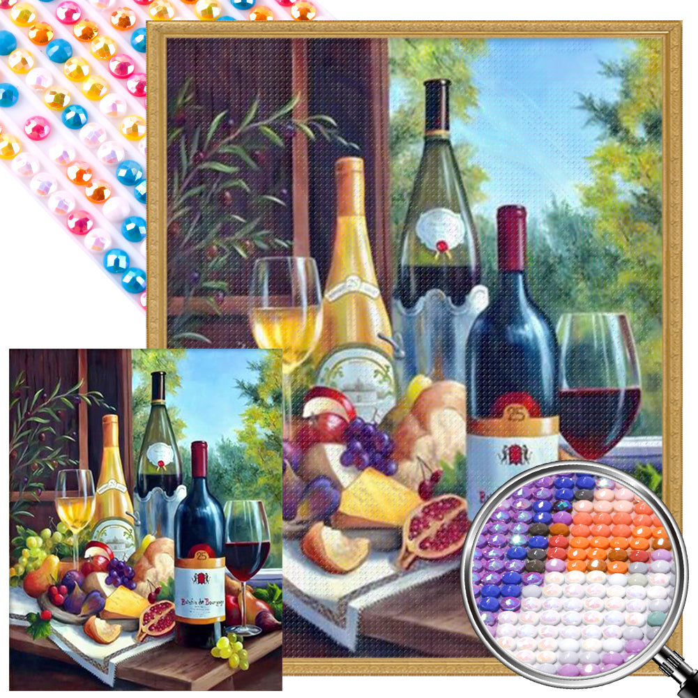AB Diamond Painting - Full Round - Still life in the forest (40*50CM)