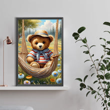Load image into Gallery viewer, Diamond Painting - Full Round - Little bear sitting on the swing (40*60CM)
