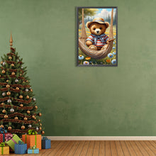 Load image into Gallery viewer, Diamond Painting - Full Round - Little bear sitting on the swing (40*60CM)
