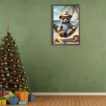 Load image into Gallery viewer, Diamond Painting - Full Round - Little bear sitting on the swing (40*60CM)
