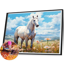 Load image into Gallery viewer, Diamond Painting - Full Round - Wild horses in the field (50*40CM)
